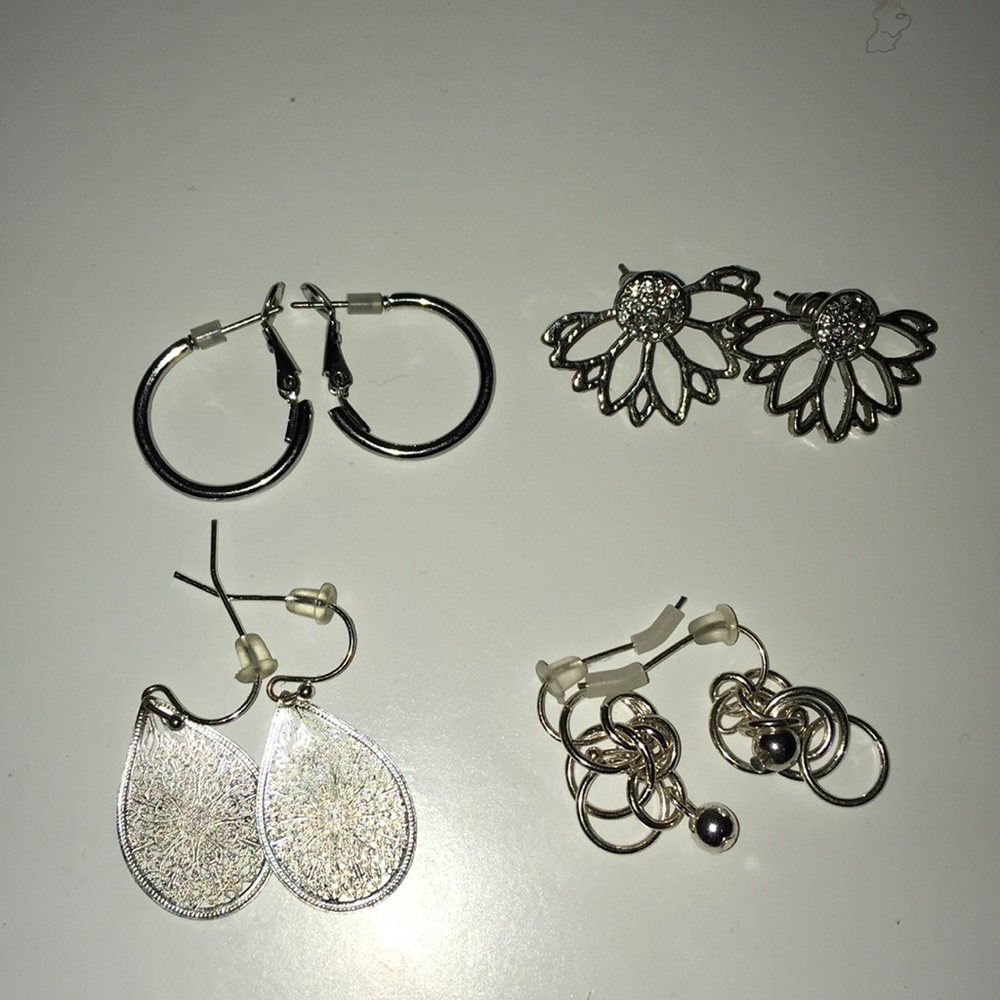 TRADED Silver earrings